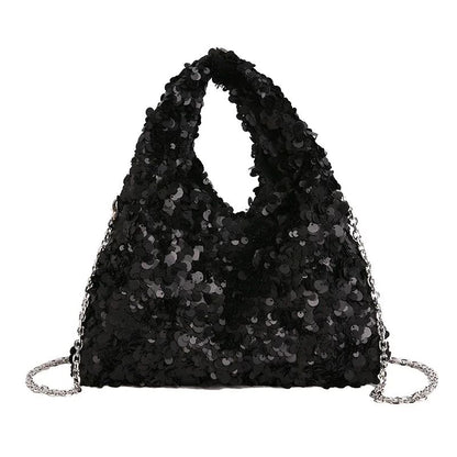 Exquisite Shining Sequins Square Women's Shoulder Bag Popularity Stylish Design Handbags High Quality Solid Sweet Crossbody Bags