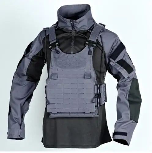 Men Outdoor Hooded Collar Shirt Tactics Hiking Combat T-Shirt Men Tactical Shirts Airsoft Paintball Camping Hunting Clothing