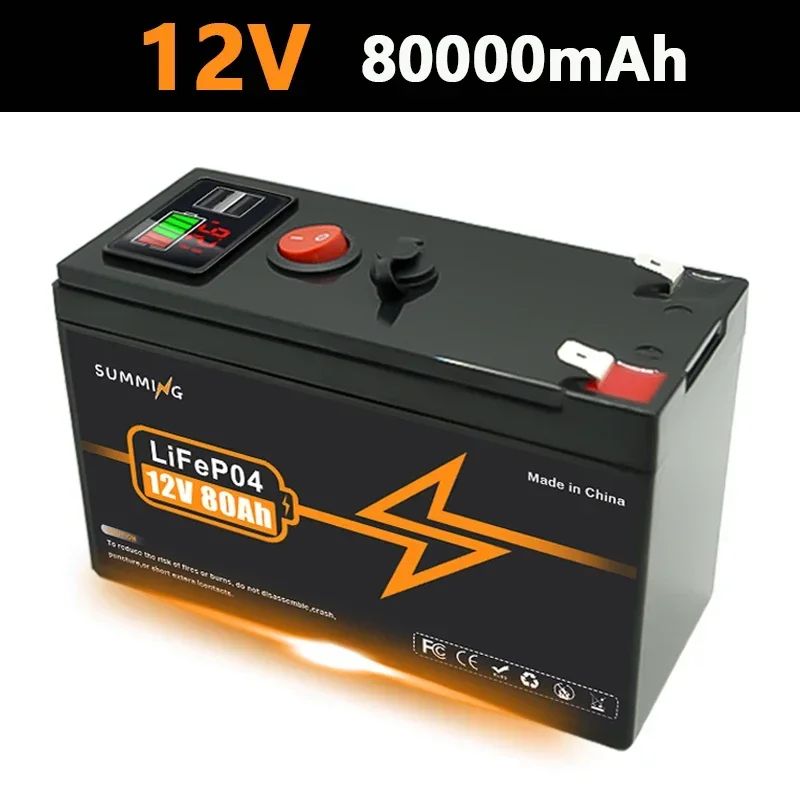 Atualize a bateria de lítio recarregável LiFePO4 12V 150Ah, até mais de 4000 ciclos, para pequenos UPS, energia solar, sonar de pesca, Power Wheels