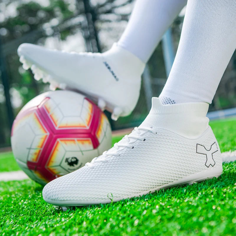 Quality Soccer Cleats for Men Soccer Shoes Society Boys Football Boots Children Football Shoes Sneakers Unisex Soccer Boots