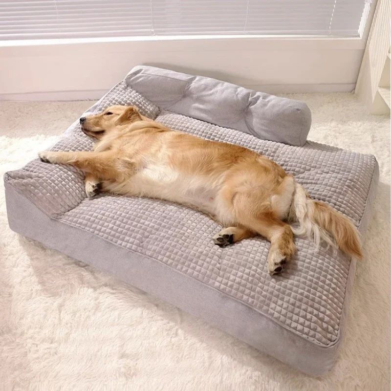 Tapete Aconchegante Xadrez para Pets no Inverno - Cama de Luxo Removível e Lavável para Cães e Gatos Pequenos/Médios - Acessórios para Dormir