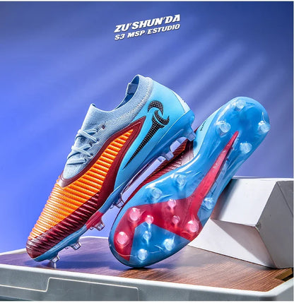 Men Football Shoes Fast Non-Slip Outdoor Football Field Boots Professional Grass Training Soccer Shoes Society Cleats Sneaker