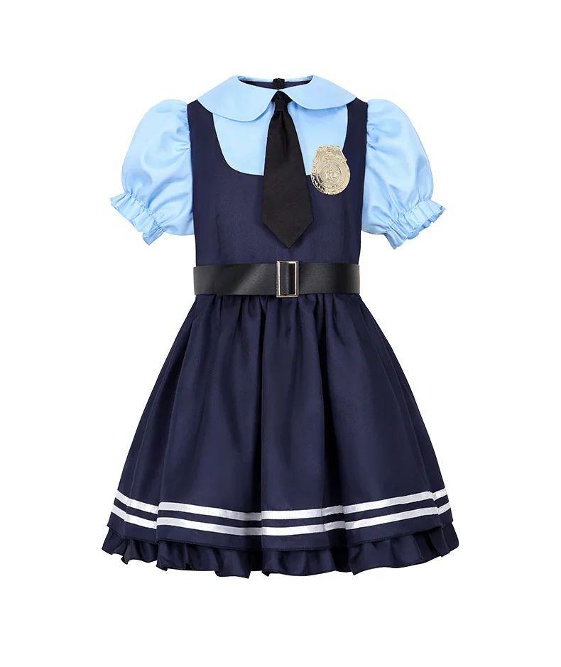 New Animal Judy Hopps Halloween Cosplay Costume For City Rabbit Police Officer Zoo Costume Fancy Dress Up Gifts Adult Children