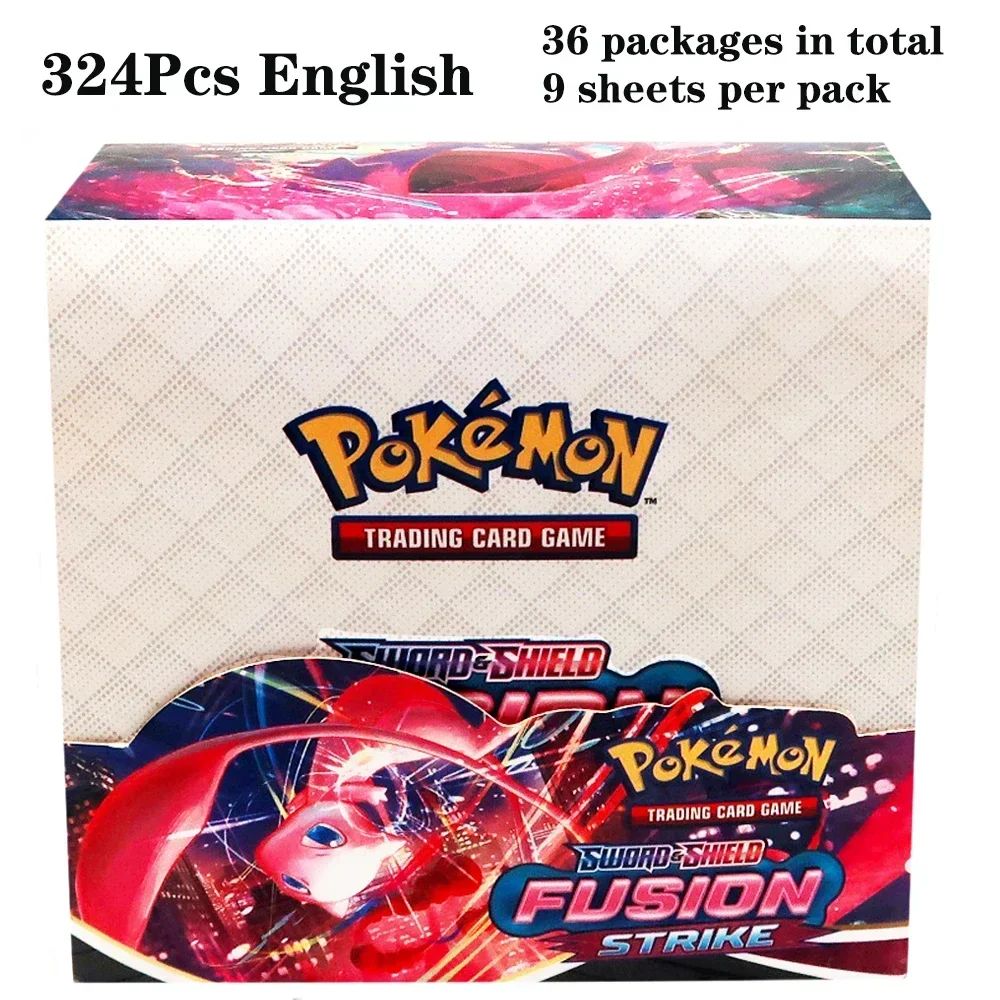 324 pçs/caixa Pokémon TCG: Sol e Lua, Escuridão Incendiada, 36 Pacotes, Caixa de Booster, Jogo de Cartas Pokémon, Brinquedos Colecionáveis, Jogo de Tabuleiro Prismático