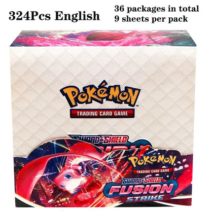 324 pçs/caixa Pokémon TCG: Sol e Lua, Escuridão Incendiada, 36 Pacotes, Caixa de Booster, Jogo de Cartas Pokémon, Brinquedos Colecionáveis, Jogo de Tabuleiro Prismático