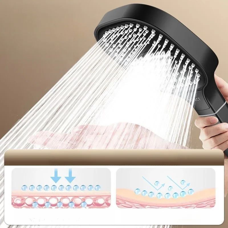 Xiaomi Novo Painel Grande 3 Modos Ajustáveis Chuveiro Doméstico de Alta Pressão com Massagem e Elemento Filtrante Acessórios para Banheiro