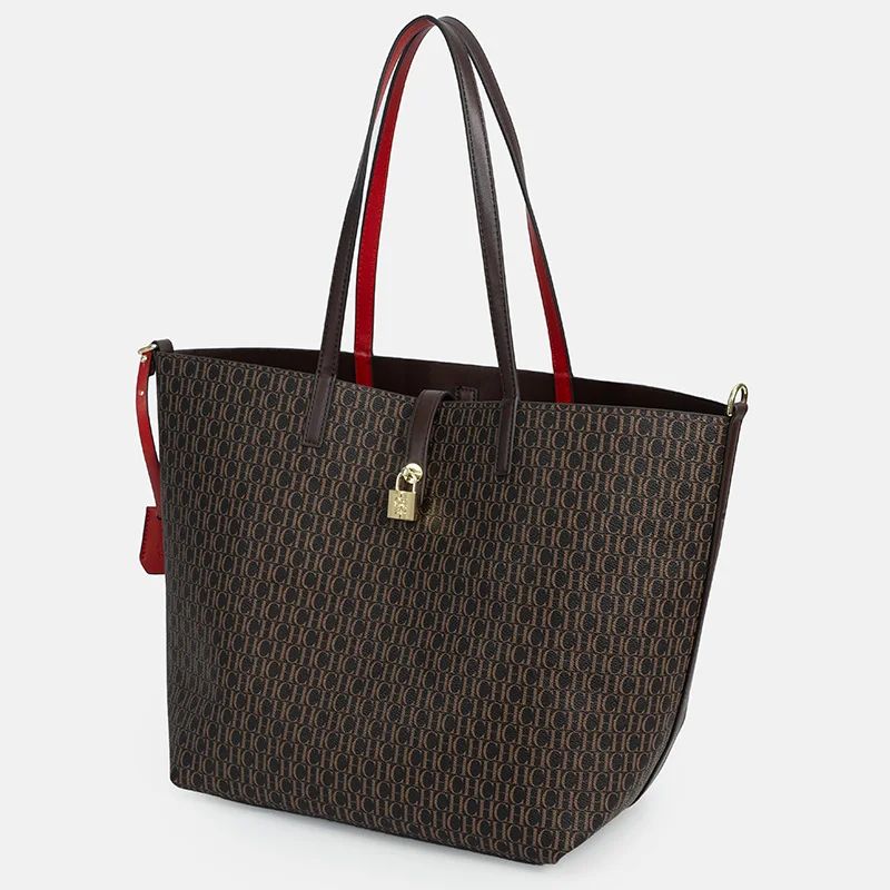 CH Elegant Light Luxury Practical With Bags Pure Color Simple Large Capacity Casual Resistant Brand Women's Bag Shoulder Bag