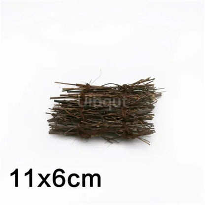 Vintage bamboo sushi dish bamboo fence Japanese Korean fence plate Cuisine Sushi Boats Bamboo Creative Exquisite Sushi Tools