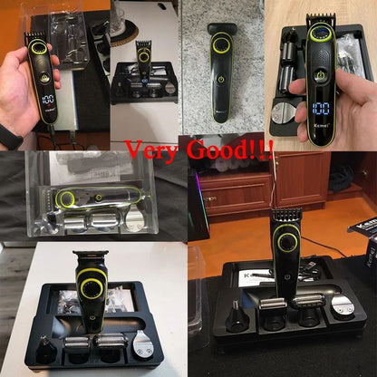 Kemei Electric Hair Clipper Multifunctional Men's Trimmer Electric Shaver Men's Razor Nose Trimmer KM-696 Hair Clipper