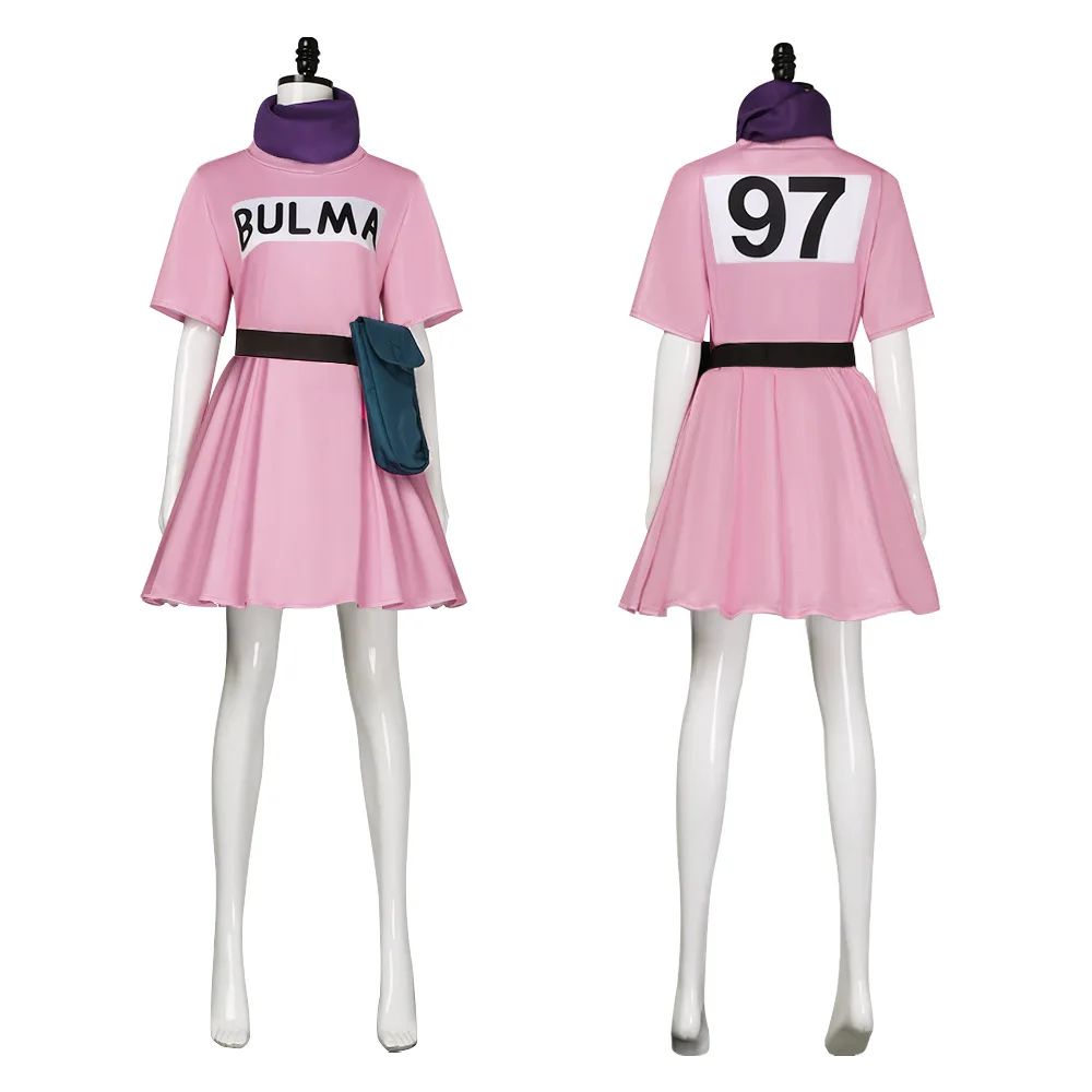 Japanese anime cosplay costume Bulma costume live-action roleplay convention cosplay dress