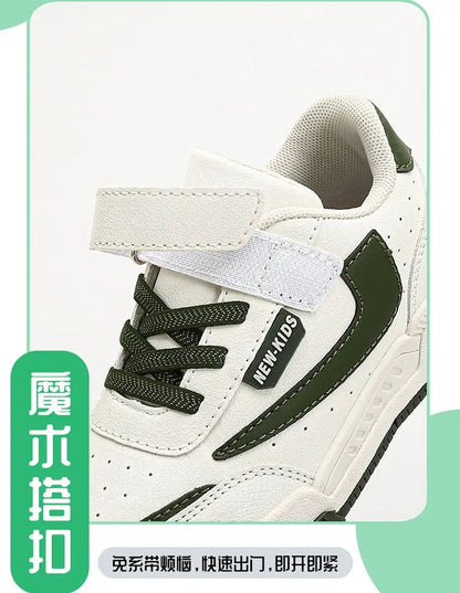 Spring and Autumn Running Sneakers for Kids Non-slip Shoes for Boys Sneakers Leather Kids Tennis Hugh Fashion Mesh Kids Shoes