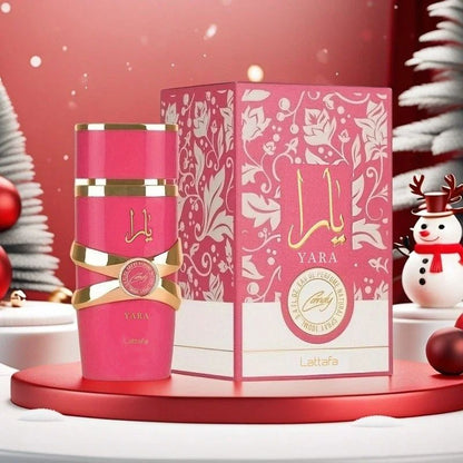 Yara Candy by Lattafa Baunilha, Frutado, Cítrico, Floral Eau de Parfum para Mulheres Longa Duração 3.4oz/100ML