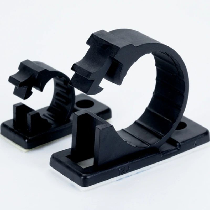 10PCS Self-Adhesive Cable Organizer Clips Management Wire Holder USB Winder Desktop Line Clamp Sticky Adjustable