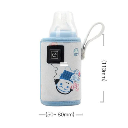 Baby Nursing Bottle Heater Supplies USB Milk Water Warmer Travel Stroller Insulated Bag for Outdoor botella de agua para niños