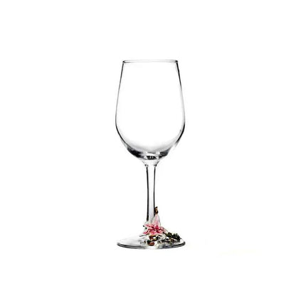 Taças de Cristal Criativas com Esmalte para Champagne Conjunto de Taças de Luxo Taças de Vinho Taça Vintage para Beber