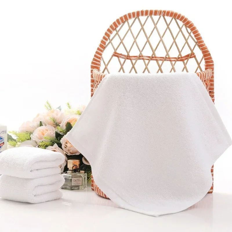 Good Quality White Cheap Face Towel Small Hand Towels Kitchen Towel Hotel Restaurant Kindergarten Towel