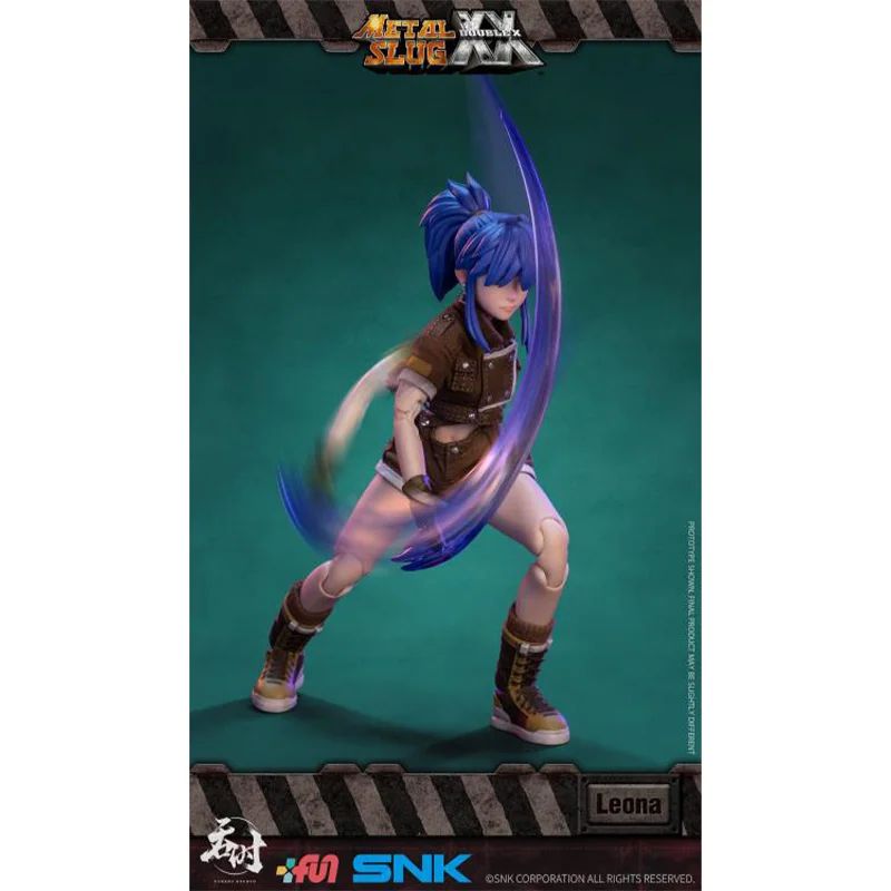 Original TUNSHI STUDIO BRAND METAL SLUG Metal Slug XX Leona Heidern 1/12 em Estoque Figuras Colecionáveis de Anime Modelo de Brinquedo AIme
