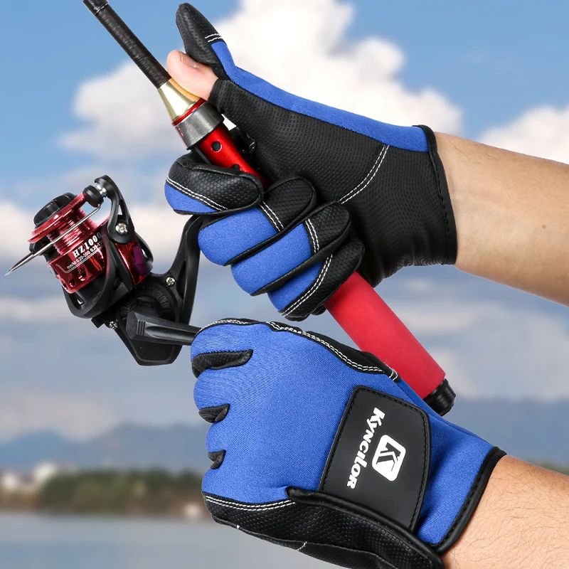Luvas de Pesca Sem Dedos de Inverno para Homens Mulheres Luvas de Ciclismo Quentes à Prova de Vento com Tela Sensível ao Toque para Clima Frio