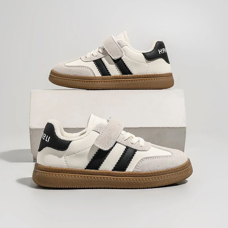 Children Casual Sneakers New Black Soft Bottom Girls Boys German Training Shoes Autumn Winter Fashion Red Kids Baby Casual Shoes