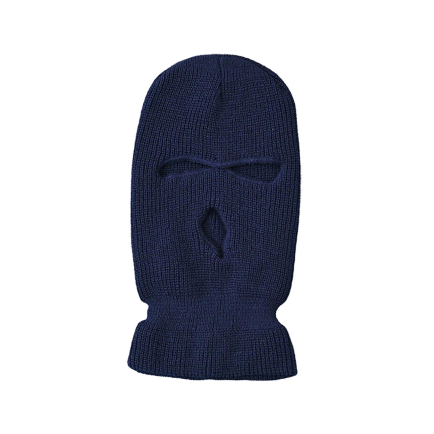 Men's Winter Knitted Balaclava, Windproof Ski Mask, Warm Wool Motorcycle Hat