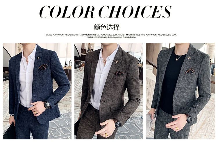 Blazer Plus Size 7XL Men's Blazer Fashion Business Italian Style Linen Leisure Wedding for Office Workers Assembling A Blazer