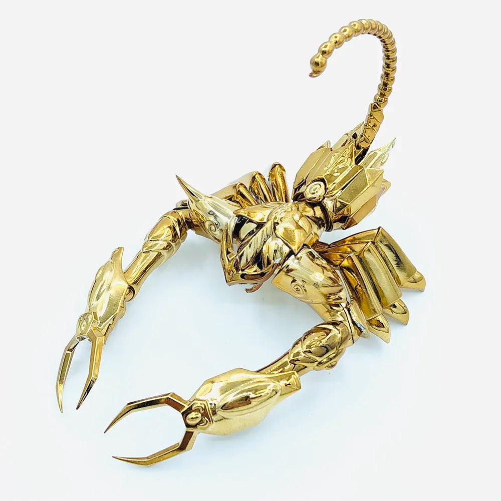 SG JModel Mini Cloth Myth DDP EX Cavaleiro de Ouro Milo de Escorpião Com Objeto 100mm Armadura de Metal Boneco D.D.P Tamanho