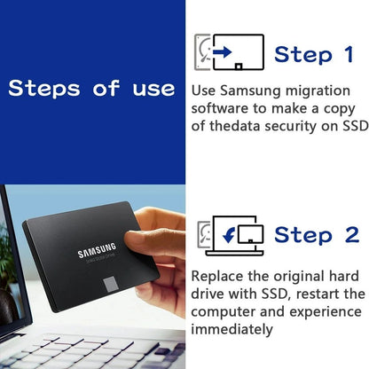 SAMSUNG SSD 870 EVO 1TB 2TB 250GB 500GB Disco de Estado Sólido Interno HDD SATA3 2,5 polegadas para Laptop PC Desktop MLC disco duro