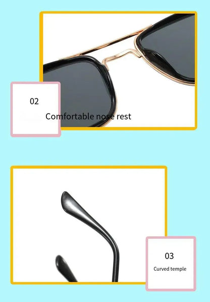 Children Sunglasses For Boys And Girls Iron Man Glasses Tony Stark Sun Glasses Fashion Baby Glasses Kids Eyewear