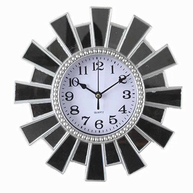 Retro home wall decoration clock font clear wall clock travel time accurate border three-dimensional hanging quartz clock