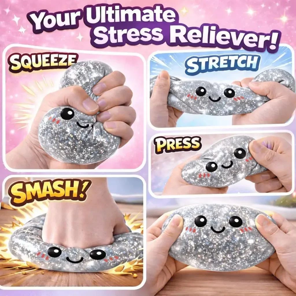 Halloween Simulation Baozi Ghost Dumpling Toy Soft Slow Elastic Squid Toy Clip Steamer Steamed Baozi Halloween Gift