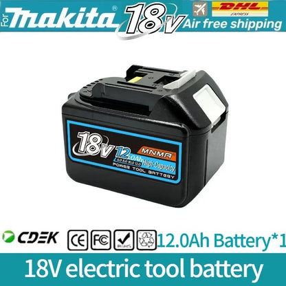 6AH 8AH 10AH 12AH Para bateria Makita 18V Ferramentas Elétricas Substituição Li-ion LXT BL1840 BL1850 para chave de fenda 18V com BMS