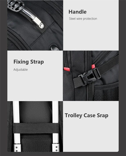 2025 Swiss-Multifunctional bags Durable 17 Inch Laptop Backpack, Travel Bag,College Bookbag,USB Charging Port,Water Resistant