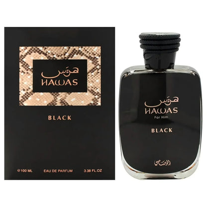 100ML RASASI Hawas For Men - Eau De Parfum Long Lasting Signature Premium Arabian Daily Elegance Refreshing Masculine Parfums