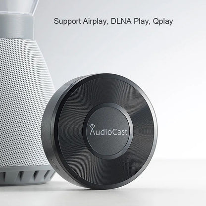 AudioCast M5 Sem Fio Wifi Music Audio Streamer Receiver Audiocast Ieast pPlayDLNA Para Adaptador de Música de Áudio Airplay Multi Room