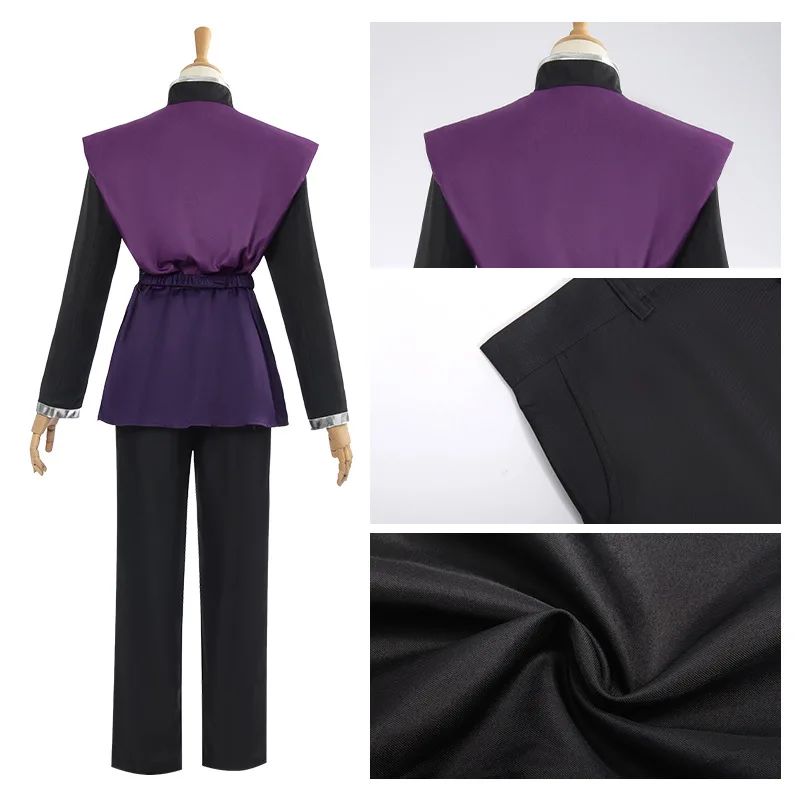 Shinazugawa Genya Cosplay Anime Costume Wig Carnival Halloween Comic Animation Party Clothing