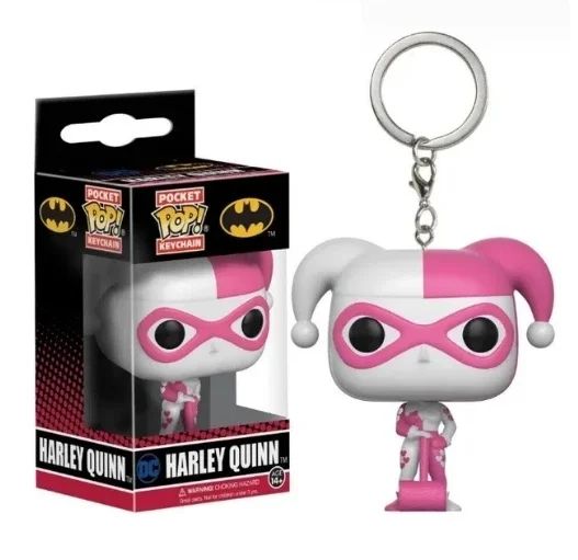 FUNKO POP Filmes Esquadrão Suicida O Coringa Arlequina Rei Tubarão Chaveiro Brinquedo Boneco de Ação Coleção de Brinquedos para Crianças com Caixa