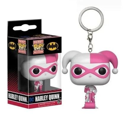 FUNKO POP Filmes Esquadrão Suicida O Coringa Arlequina Rei Tubarão Chaveiro Brinquedo Boneco de Ação Coleção de Brinquedos para Crianças com Caixa