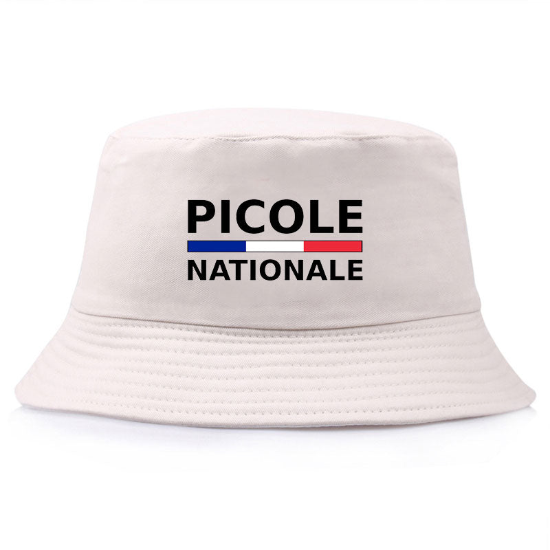 Summer Picole Nationale Bob Man Reversible Bucket Hat Women Cotton Fisherman Cap Unisex Outdoor Sport Sun Activities Panama