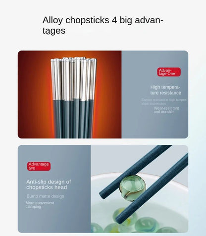 5 Pares De Liga Talheres Hashi Palitos De Sushi Reutilizáveis Ferramentas De Mesa De Cozinha Acessórios Para Casa Hashi Japonês