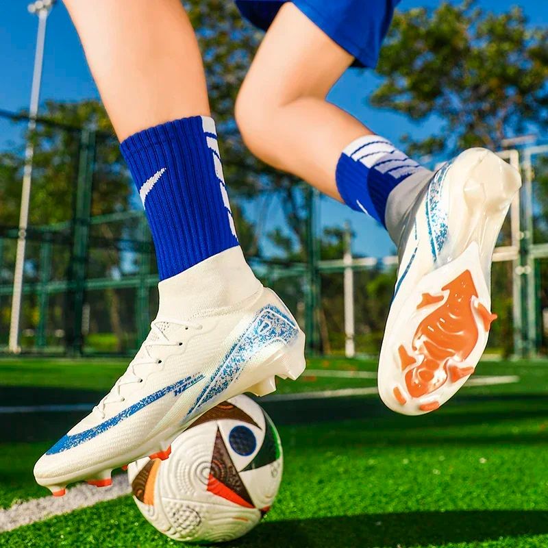 Men Soccer Shoes Society Professional Soccer Cleats Adult Fast Turf Training Football Shoes Outdoor Futsal Football Field Boots
