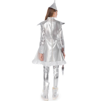 Halloween Cosplay Tin Man Adult Women's Costume