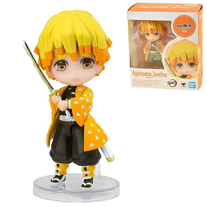 Em Estoque Original Bandai Figuarts Mini Demon Slayer Blade Fornalha Porta Anime Figura Q Versão Bonito Modelo Brinquedos