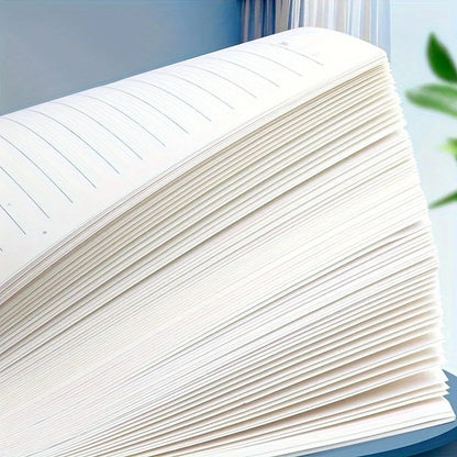 1 Pc Minimalist Coil Notebook,Thick, Lined & Grid Paper For College Students And Office Use