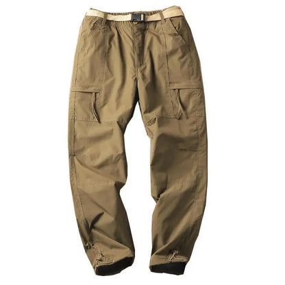 Calças Masculinas de Caminhada ao Ar Livre em Fleece Engrossado Corta-Vento Impermeável Soft Shell Reta Calças de Trabalho Resistentes ao Frio e Quentes