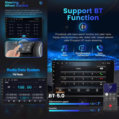 7/9/10'' 2 Din Android 13 auto Car Radio 64G Multimedia Video Universal Stereo Carplay gps For Volkswagen Nissan Hyundai Kia toy