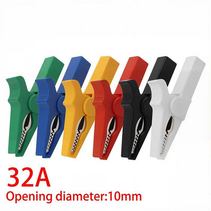55mm Insulated Crocodile Clamp Alligator Clips Multimeter Pen Battery Test Probe for 4mm Banana Plug Cable Clips