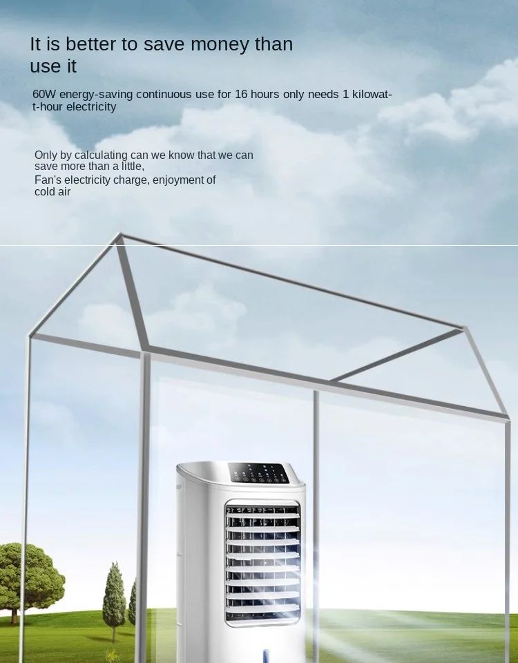 Ar condicionado portátil - Haier 220V Ventilador de resfriamento único com refrigeração a água
