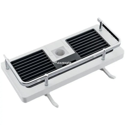 Organizador de armazenamento para chuveiro, sem perfuração, suporte para chuveiro de elevação, suporte para sabonete, shampoo, bandeja, prateleiras de poste