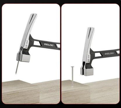 Martelo Garra Multifuncional Profissional Marcenaria Especial Mini Martelo Integrado Removedor de Pregos Portátil Ferramenta Manual Acessório Doméstico