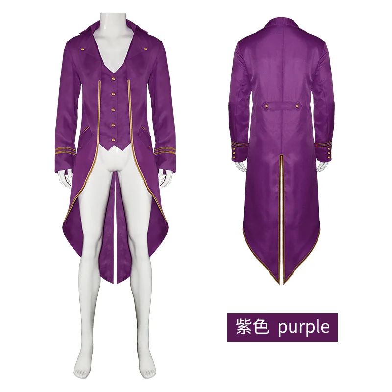Medieval Retro Red Tailcoat Mens Jacket Coats Swallowtail Dust Cosplay Steam Punk Costume Palace Dress Europe Uniform